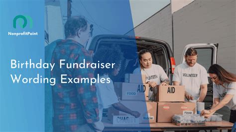 birthday fundraiser wording examples|10 Short Donation Message Examples (For Each Type, With Tips).